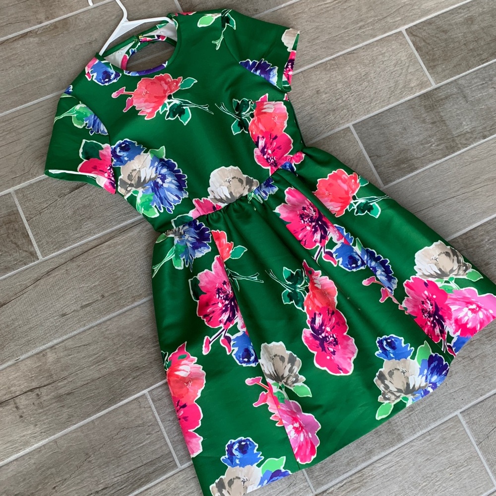 Kate Spade Green flower blossom dress